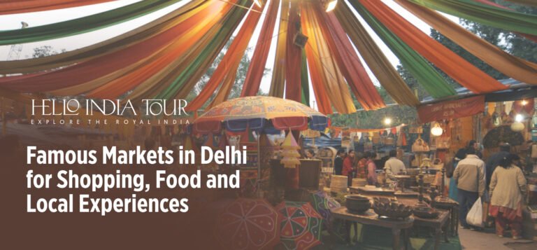 Famous markets in Delhi for shopping and street food, Hello India Tour