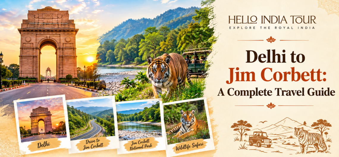 delhi to jim corbett